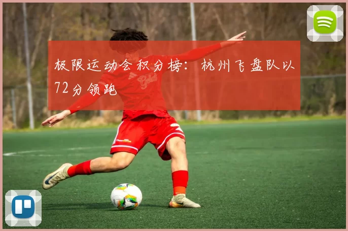 极限运动会积分榜：杭州飞盘队以72分领跑